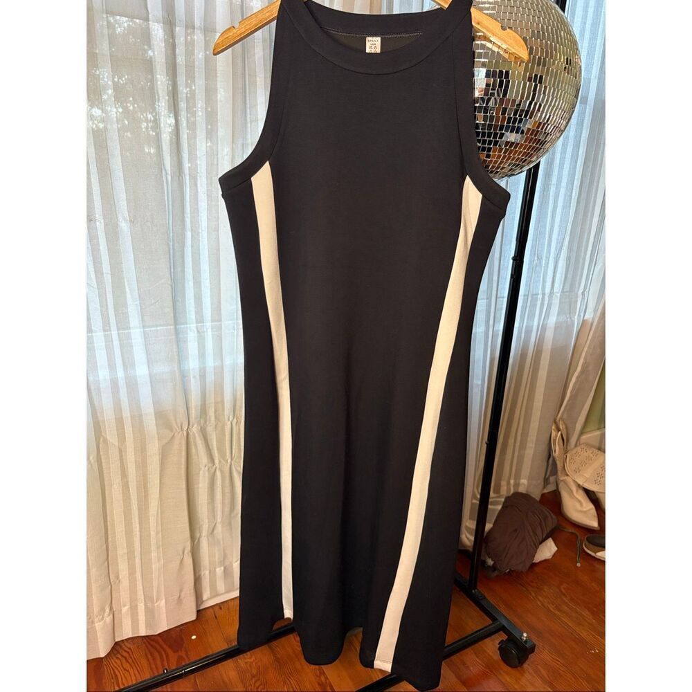 Spanx Air Essentials Side Stripe Midi Dress - Picture 2 of 5